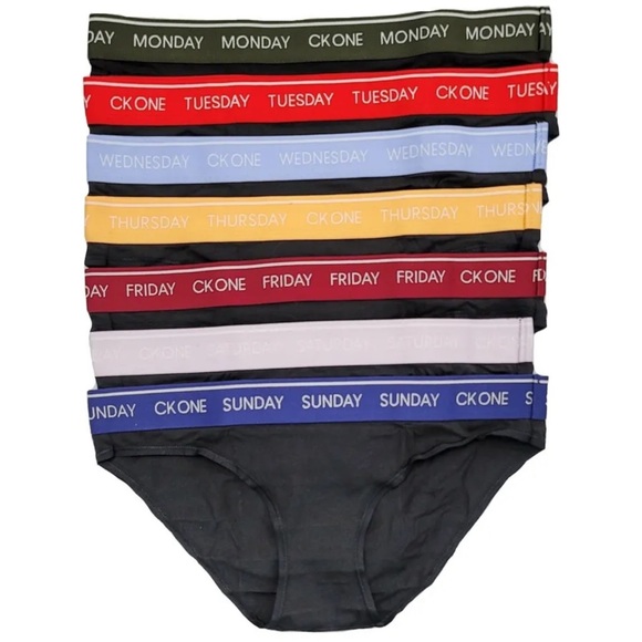 Calvin Klein Other - Calvin Klein CK One 7 Days of the Week Bikini Panties Medium / 6